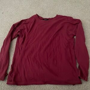 Maroon Long Sleeved Tee